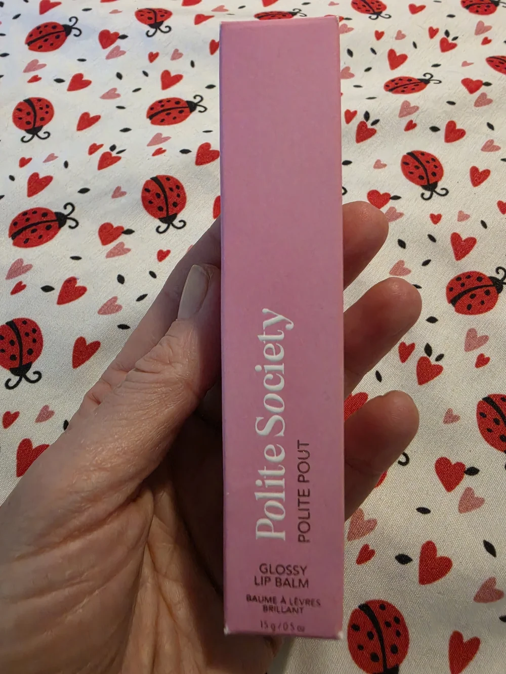 Polite Society Polite Pout Glossy Lip Balm Pink Grapefruit